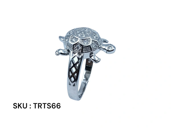 Avani Jewellers Silver Tortoise Fancy Ring - 5.27, 23
