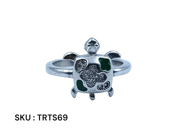 Avani Jewellers Silver Tortoise Fancy Ring - 3.11, 11