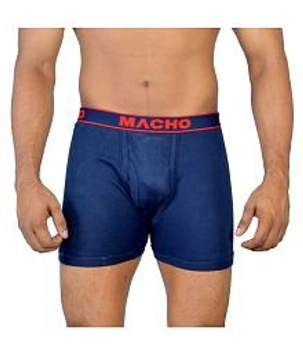 Amul Macho Men's Long Cotton Fine Trunk (Colour: Assorted) - 3, 90 CM