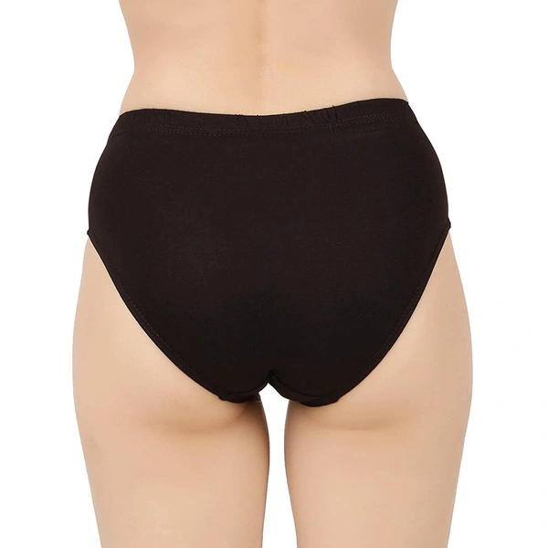 Super Comfort Cotton Stretch Brief || Mid Waist Panty For Women/Girls (Colors & Print May Vary) - 2, 90CM
