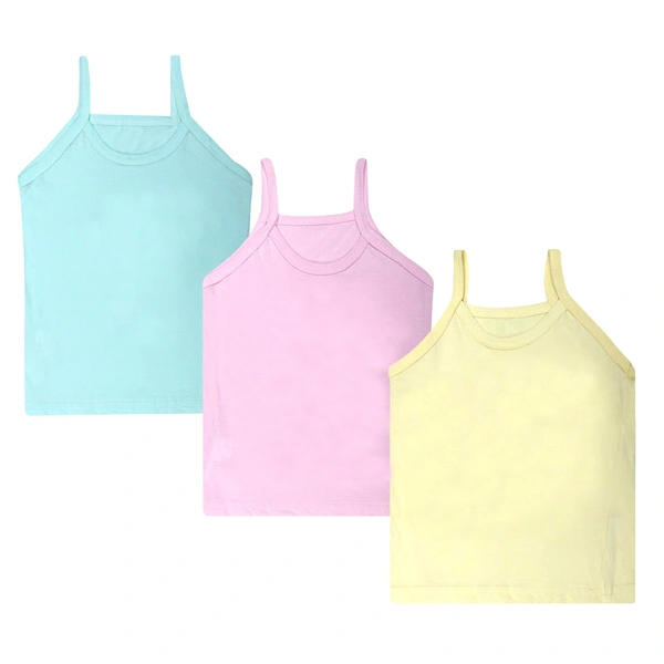 Super Soft Camisole Slips / Sameez || Comfortable Sameez for Women & Girls (Multi-Coloured, Free size, Assorted) - 6-7 Years, 3