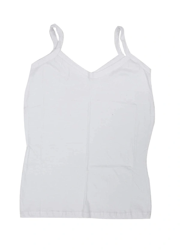 Super Soft Camisole Slips / Sameez || Comfortable Sameez for Women & Girls (White, Free size) - 6, 3-4 Years