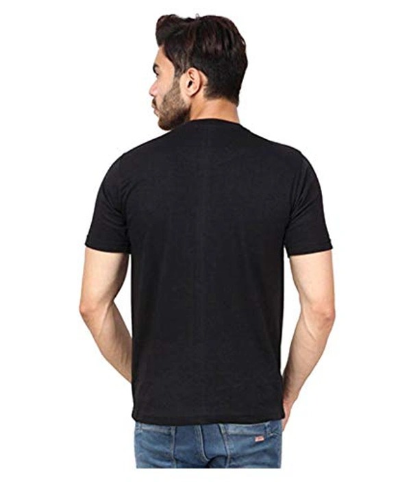 Moments Men's T-Shirt || Premium Cotton Slim T-Fit Tshirt for Men - Black, 1