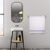 Handloom White Cotton Bath Towel/Kerala Thorthu/ Gamcha/Angocha (30x60, 2.5 feet Width x 5 feet Length, Light Weight, Fast Absorbing, Quick Drying) - 6, White