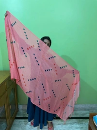Women's Cotton Dupatta || Multicolor Printed dots work - Wild Watermelon