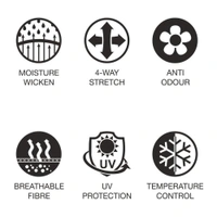 Men's and Women's Full Hand Arm Sleeves finger free arm sleeves dust and pollution Protections Driving Gloves || Black, Free Size - 2