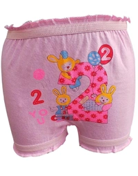 Baby, Kids Inner Wear, bloomers || Unisex Printed Cotton Panty || 100% Cotton Housiry With Cartoon Print - 6, 5-6 Years