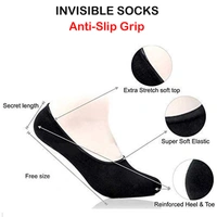 Men and Women Cotton Ankle Socks for Loafer/Juti with Anti-Slip Silicon Anti Skit Support || (Multicolour, Assorted, Free Size) - 12