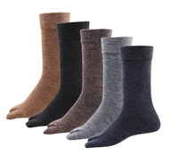 IGNOTO Nylon Cotton Blend Toe Socks for Women/Girls || Thumb Socks, Multicolor - 6