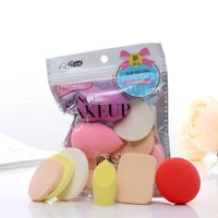 Make Up Sponge Beauty Blender Puff (Color May Vary) - Set of 6 Sponge Blender Foundation Puff Powder Smooth Beauty - 1 Packet
