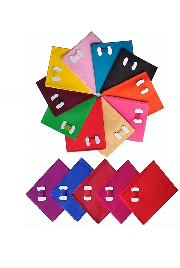 Woman Saree Fall Cotton Saree Falls with Thread Multi Colour (Color: Assorted) - 10