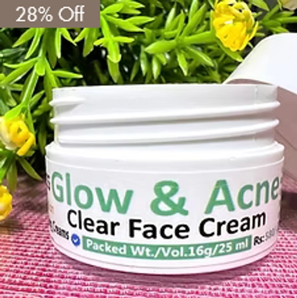 Jai's Cosmetics Glow & Acne Clear Cream - 16g/25ml