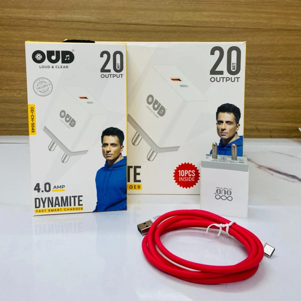 OUD DYNAMITE TYPE-C (OD-CH-5049) USB+TYPE-C CHARGER 