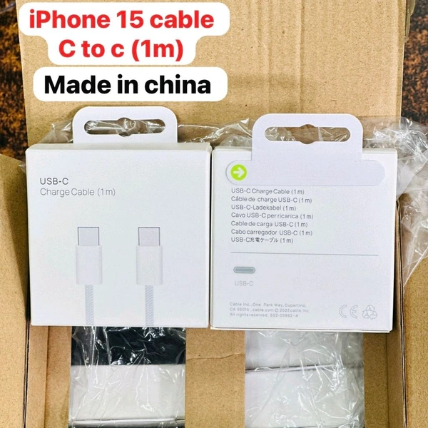 New iPhone 15 Series Type-c To TC Cable Imported Quality (Braided) Wire