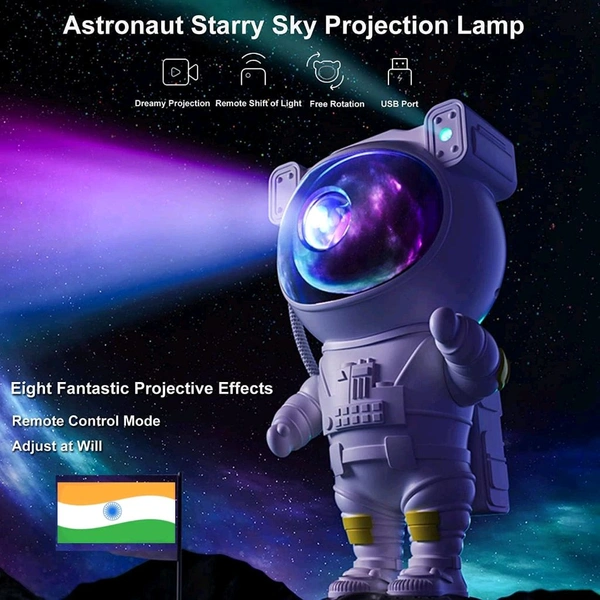Astronaut Galaxies Night Projector Multi Colour 