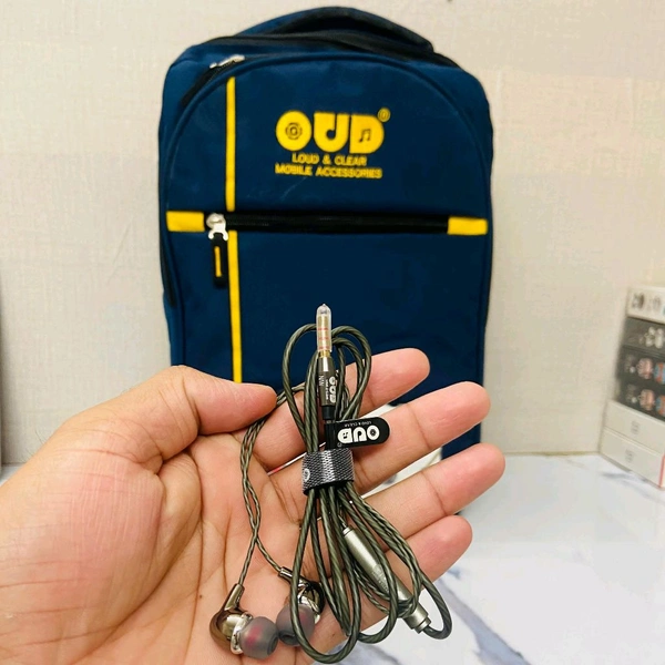 OUD Vipo Series OD-HF-1162 High Bass Sound Quality Box Pack Earphone (Buy 50 Pcs Get 1 Laptop Bag Free)