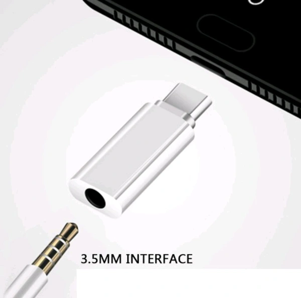 Type-C To 3.5 MM Audio Adapter Phone Converter ( 10 Pcs Packet)