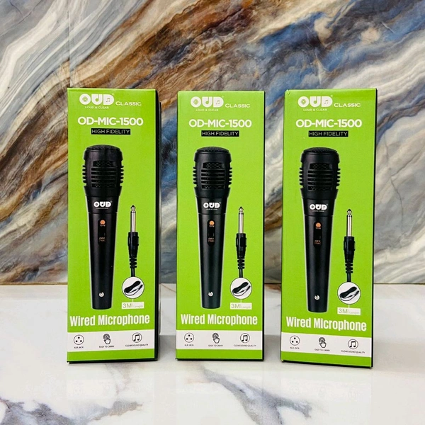 New OUD OD-1500 Mic Wired Super Sound 3Mtr Cable Length 