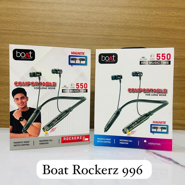 Boat Rockerz (996) 💯% Og Neckband Full Vibration+ Touch+ Magnetic 🧲 On Off