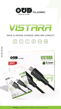 OUD Vistara 3.4Amp Micro USB Cable (OD-CDC-791)