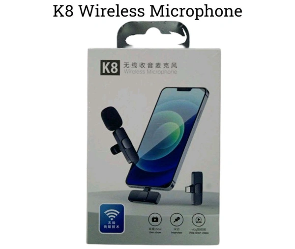 K8 Wireless Microphone Typec + Iphone