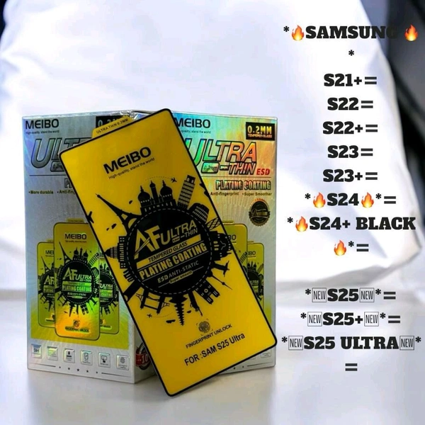 Samsung High Series Fingerprint Working Glass (Pack of 10) - Samsung S24+