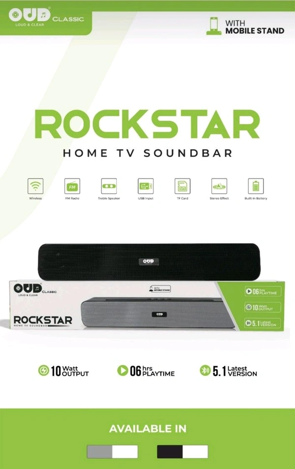 OUD ROCKSTAR SOUNDBAR SPEAKER 🔊 
