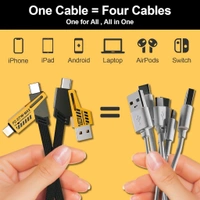 4 in 1 Multi Charging Cable Best Quality Loose