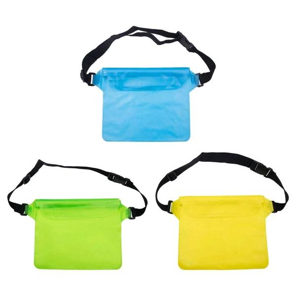 Waterproof Pouch Bag with Adjustable Waist Strap