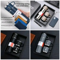 New Vaccum Flask Set 3 Cup Multi Coloure