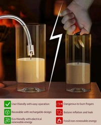 New Electric Lighter 360⁰ Rotation Multi Coloure Best Quality Rechargeable 