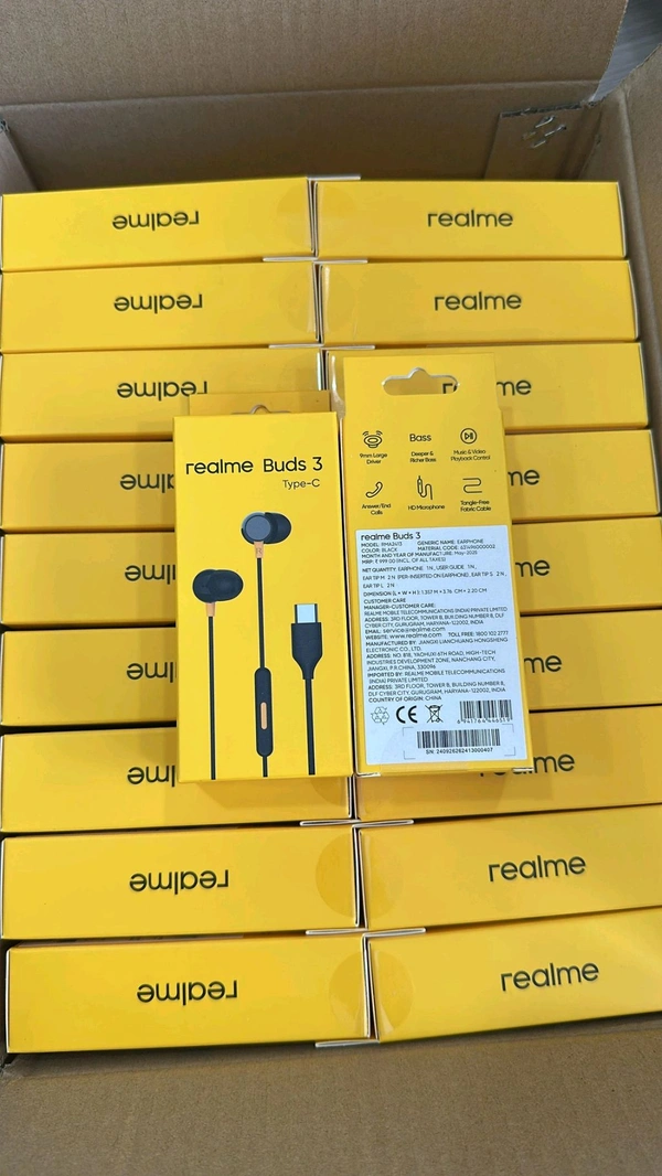 Realme Buds 3 Type-c Diffrent Serial Number Original Quality Earphone 