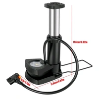 High Pressure Foot Air Pump with Gauge Heavy-Duty Foot Bike Pump for Bicycle Ball Scooter Car Inflatable Toys Mini Pump