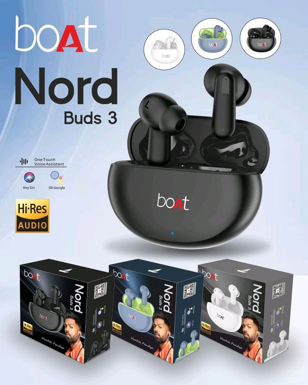 Boat Nord-3 Heavy Sound Quality Double Box Earbuds 