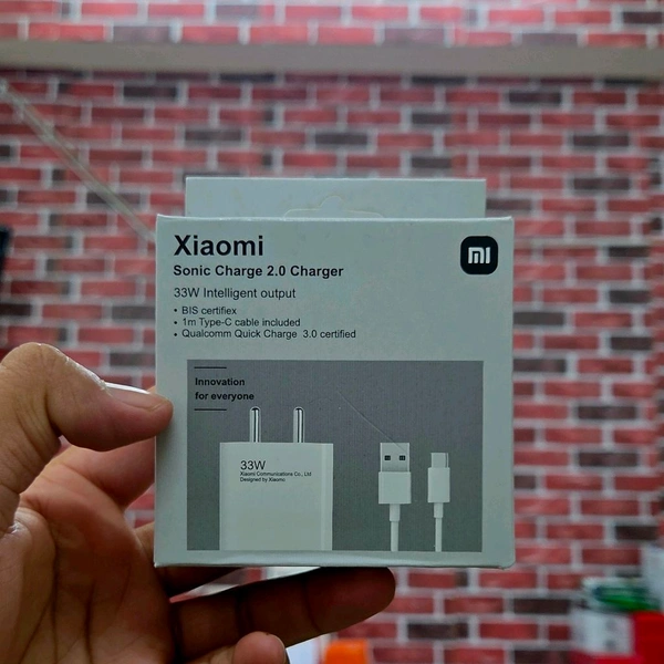 MI 33w Super Sonic Ultra Fast Charger Type-C