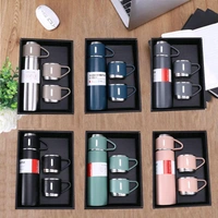 New Vaccum Flask Set 3 Cup Multi Coloure