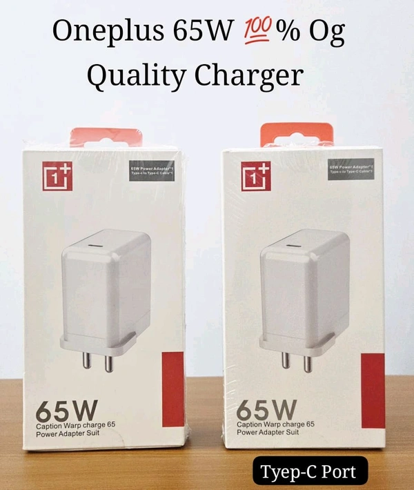 OnePlus 65W Charger 💯% Og Charger 1by1 Lamination