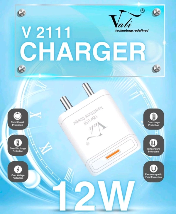 Vali V-2111 12W Type-C Charger Single USB 