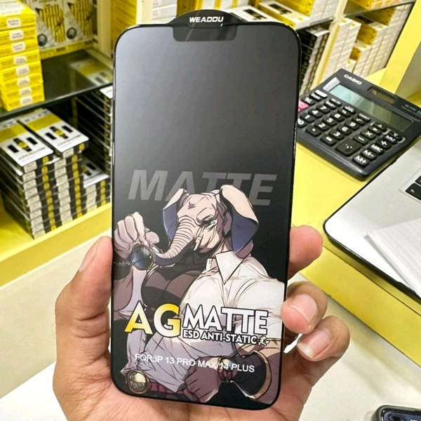 Meibo Iphone AG Matte Imported Glass (10 Pcs Box) - Ip-17 Pro Max