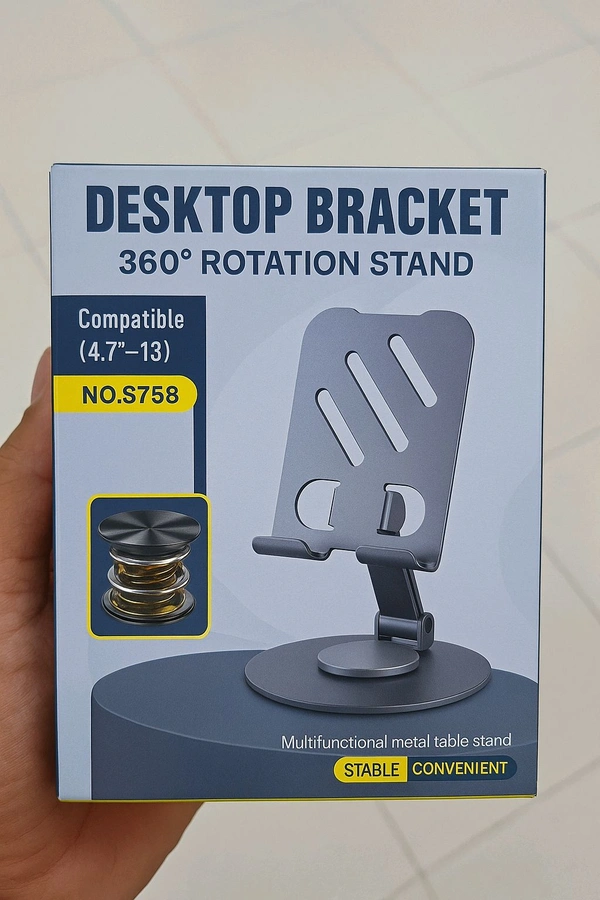 New S-758-759 Metal 360⁰ Rotation Metal Stand 