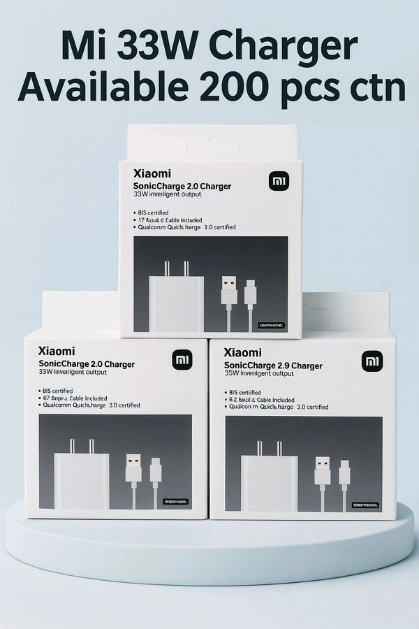 MI 33w Super Sonic Ultra Fast Charger Type-C