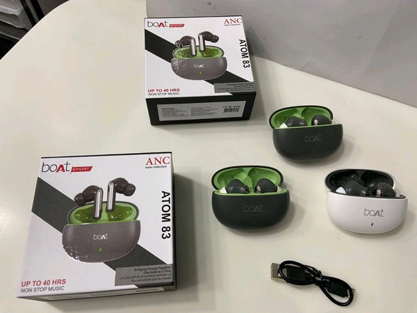 Boat Atom-83 high Quality Big Battery 🔋 shiny ✨ Buds Bass Sound
