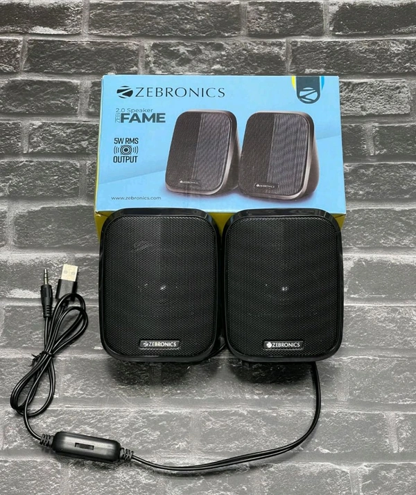 ZEBRONICS FAME COMPUTER SPEAKER 🔊 ORIGINAL 