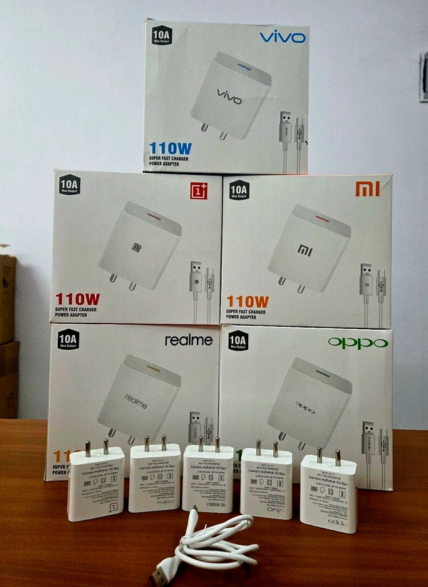 New Super Fast Charger 110W Power Adapter With Type-C Cable  - Oppo