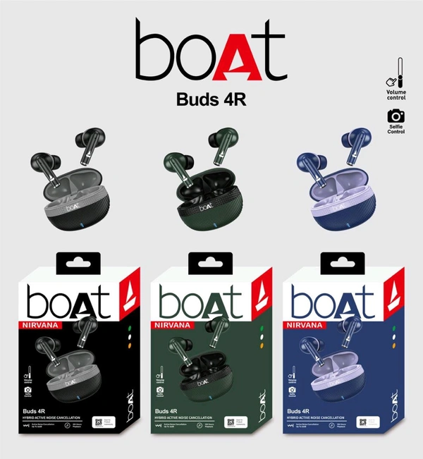 Boat Buds-4R Og Quality Extra bass Sound 1by1 Lamination