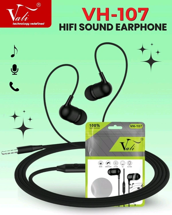 Vali VH-107 Hifi Sound Quality Earphone 