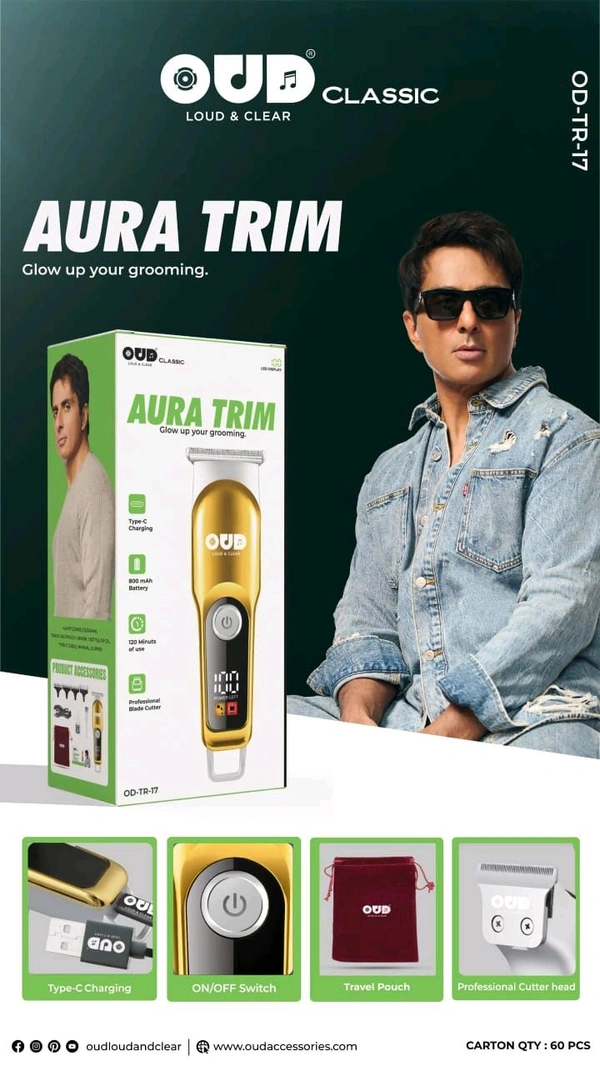 OUD AURA TRIM TR-17 Premium Quality Trimmer 