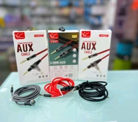Vali V007 3.5mm 90⁰ 1.5 MTR Aux Cable Premium Quality 3 Colour 