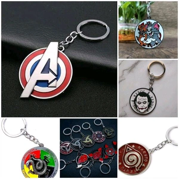 New Metal Rotating and spinning keychains