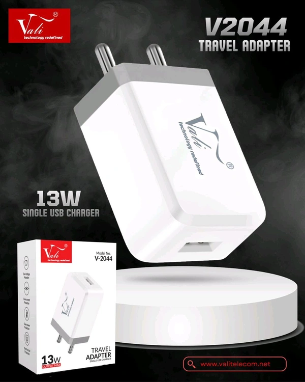 New V2044 13W Single Usb Charger